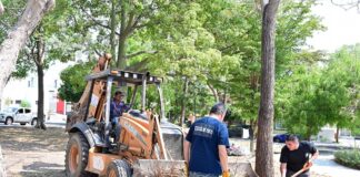 Funcionarios del Ayuntamiento de Colima Continúan Trabajando en Las Colonias Con Brigadas Integrales de Limpieza y Mantenimiento