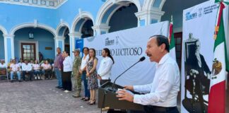 El Ayuntamiento de Colima, Rinde Homenaje al General V. Carranza, en el 106 Aniversario Luctuoso