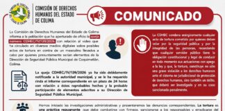 Apertura CDHEC Queja Por Oficio Contra Policías de Coquimatlán Por Presuntos Actos de Tortura