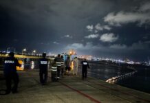 La Secretaría de Marina Contiene Derrame de Hidrocarburos en Inmediaciones Del Muelle Turístico, en Manzanillo, Colima