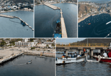 La Secretaría de Marina Continúa Con Los Trabajos de Contención y Limpieza de Hidrocarburo en Inmediaciones Del Muelle Turístico, en Manzanillo, Colima