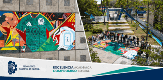 Estudiantes del Tecnológico de Colima ganan 2⁰ Lugar Nacional de Murales Mundialistas; Indira Vizcaíno Reconoce Talento de las Juventudes