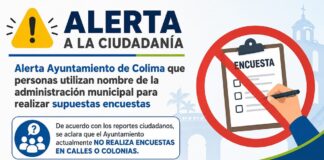 Alerta Ayuntamiento de Colima Que Personas Utilizan Nombre de la Administración Municipal Para Realizar Supuestas Encuestas