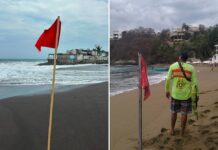 Alerta UEPC Por Mar de Fondo en Costas de Colima; Exhorta a no Ingresar al Océano