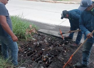 Cuadrillas de Mantenimiento Intensifican el Desazolve de Alcantarillas en Todo el Municipio de Colima