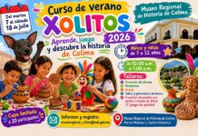 Invita Museo Regional de Historia de Colima al Curso de Verano Xolitos 2026