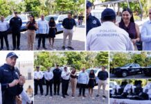 Indira Vizcaíno Entregó Patrullas, Uniformes y Equipamiento al Ayuntamiento de Colima; se Invirtieron Más de 4.5 Mdp