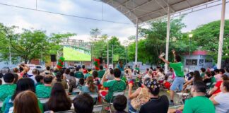 La Diputada Sofía Peralta Lleva la Emoción de la Selección Mexicana a Las Colonias de Villa de Álvarez Para Fortalecer la Convivencia Familiar
