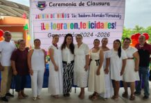 Preside Kathy del Toro Ceremonia de Fin de Cursos del J.N. “Lic. Isidoro Morales F.”