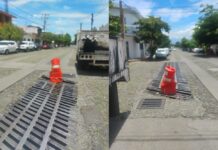 Atiende Ayuntamiento de Colima Alcantarilla Dañada Para Prevenir Riesgos a la Población
