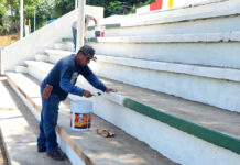El Ayuntamiento de Colima Revitaliza la Cancha Del Tradicional Barrio “El Mezcalito”