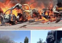 Choque Múltiple Deja al Menos 9 Personas Muertas y 10 Heridas en Carretera Guadalajara-Tepic
